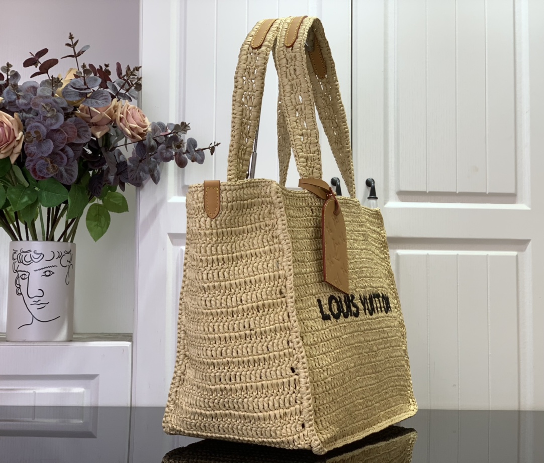 Louis Vuitton Shopper Tote MM Autres Cuirs Monogram Brown