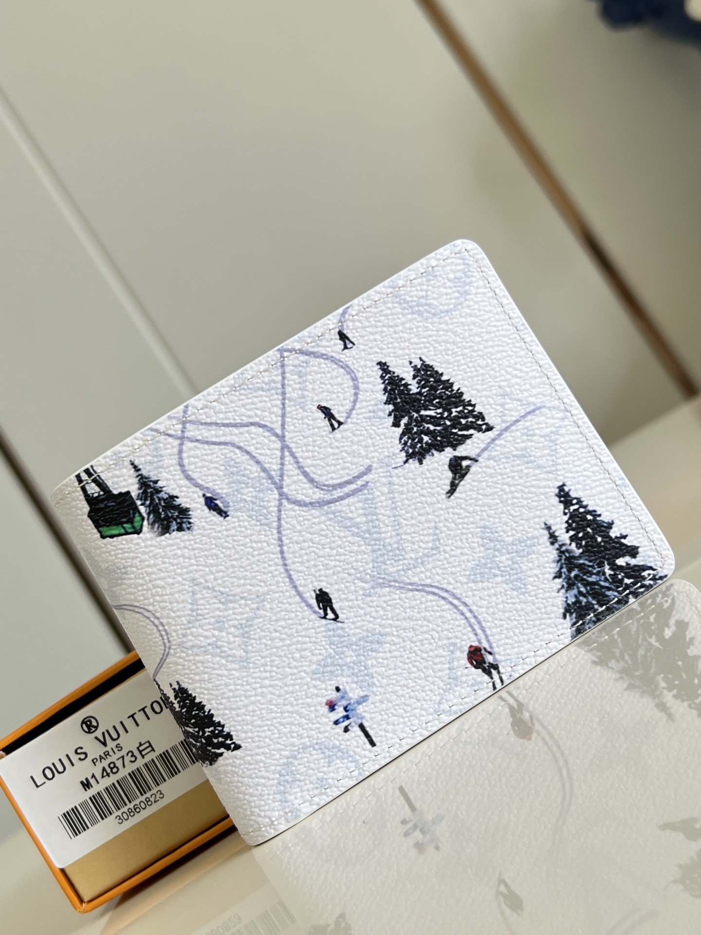 LV Ski Print Wallet - Limited Edition Leather Cardholder