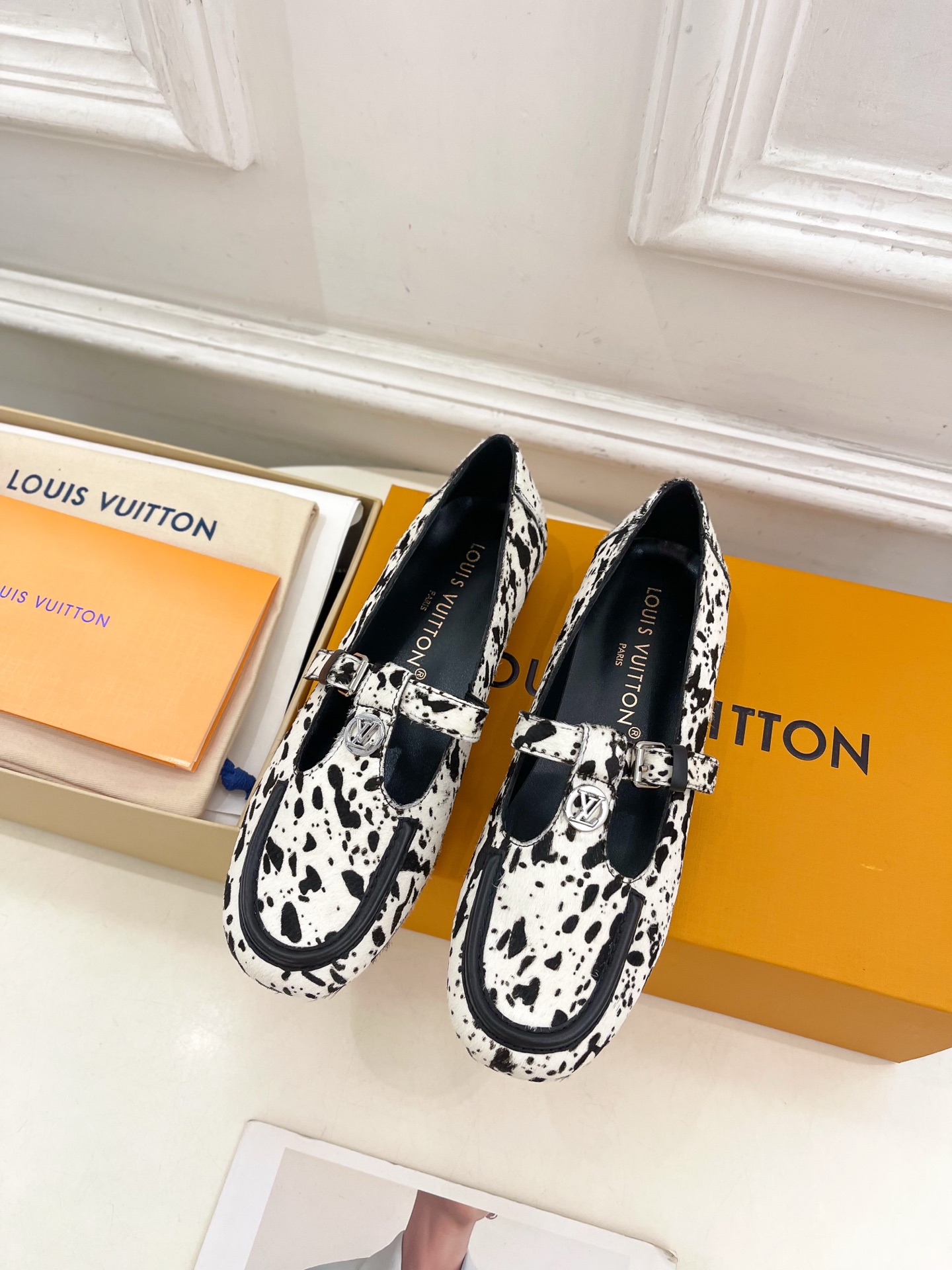 Louis Vuitton Dalmatian Mary Janes