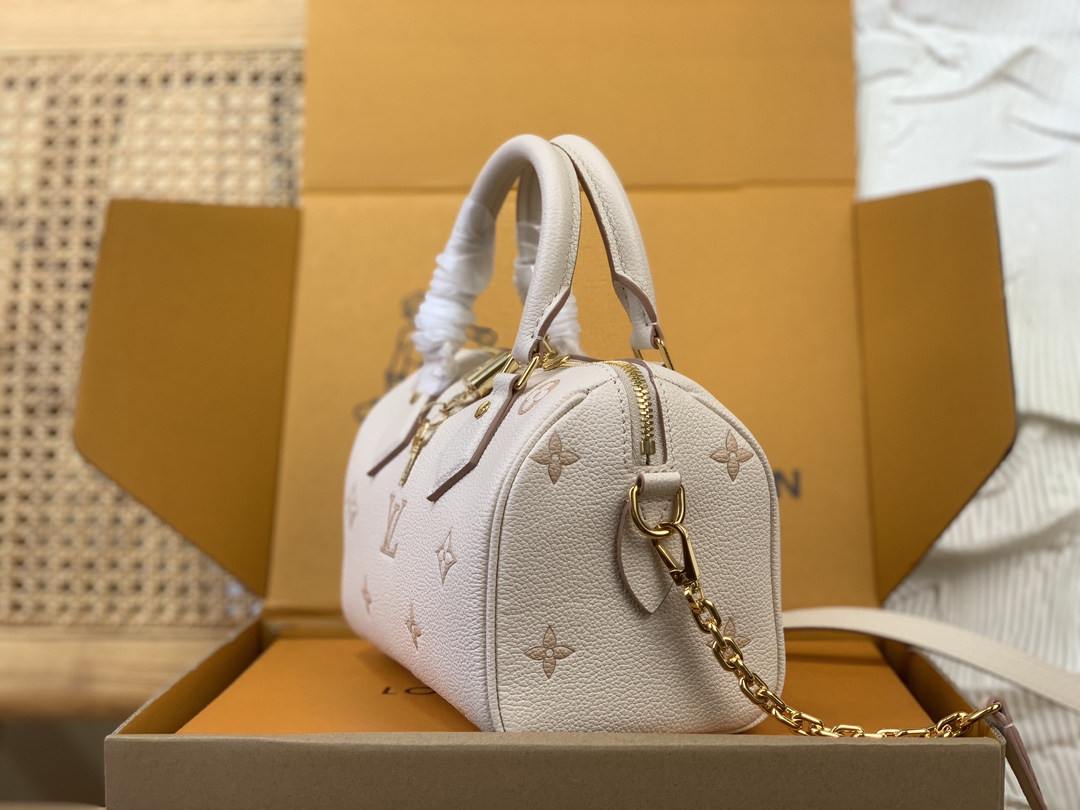 Louis Vuitton Speedy Bandoulière 20 Monogram Empreinte Leather