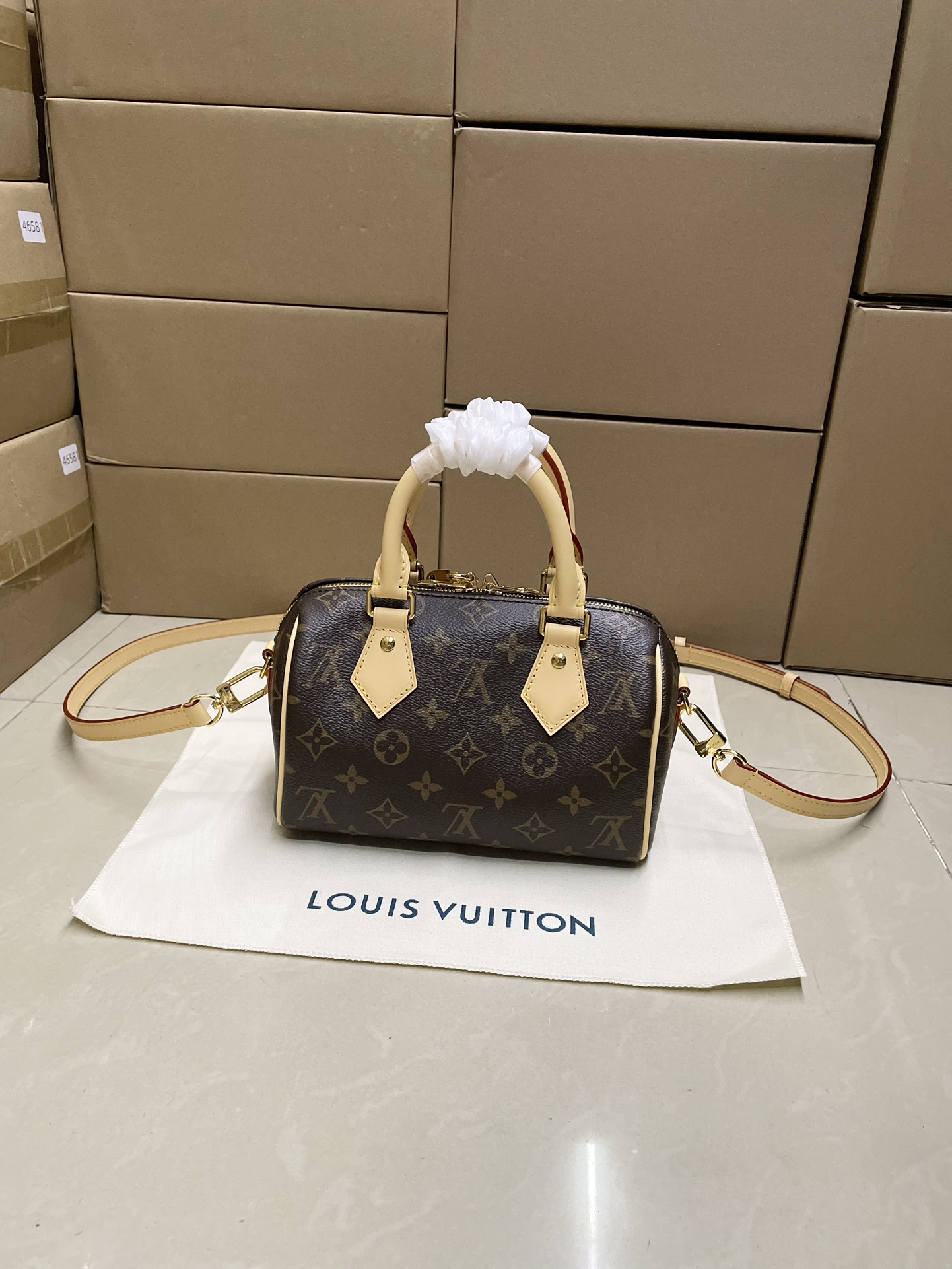 LOUIS VUITTON Speedy Bandouliere 20 Monogram