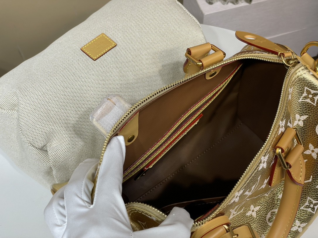 Louis Vuitton Speedy P9 Bandoulière 25 Autres Cuirs Monogram Bag Yellow