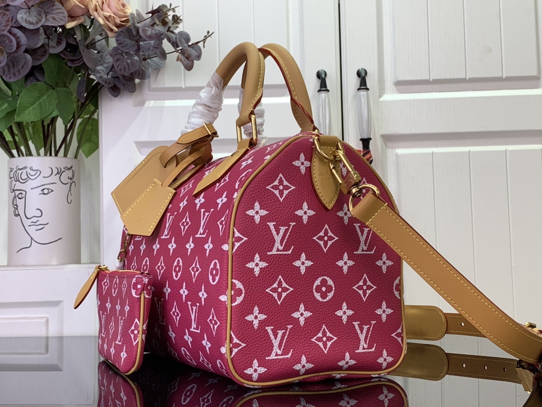 Louis Vuitton Speedy P9 Bandouliere Bag Leather 40