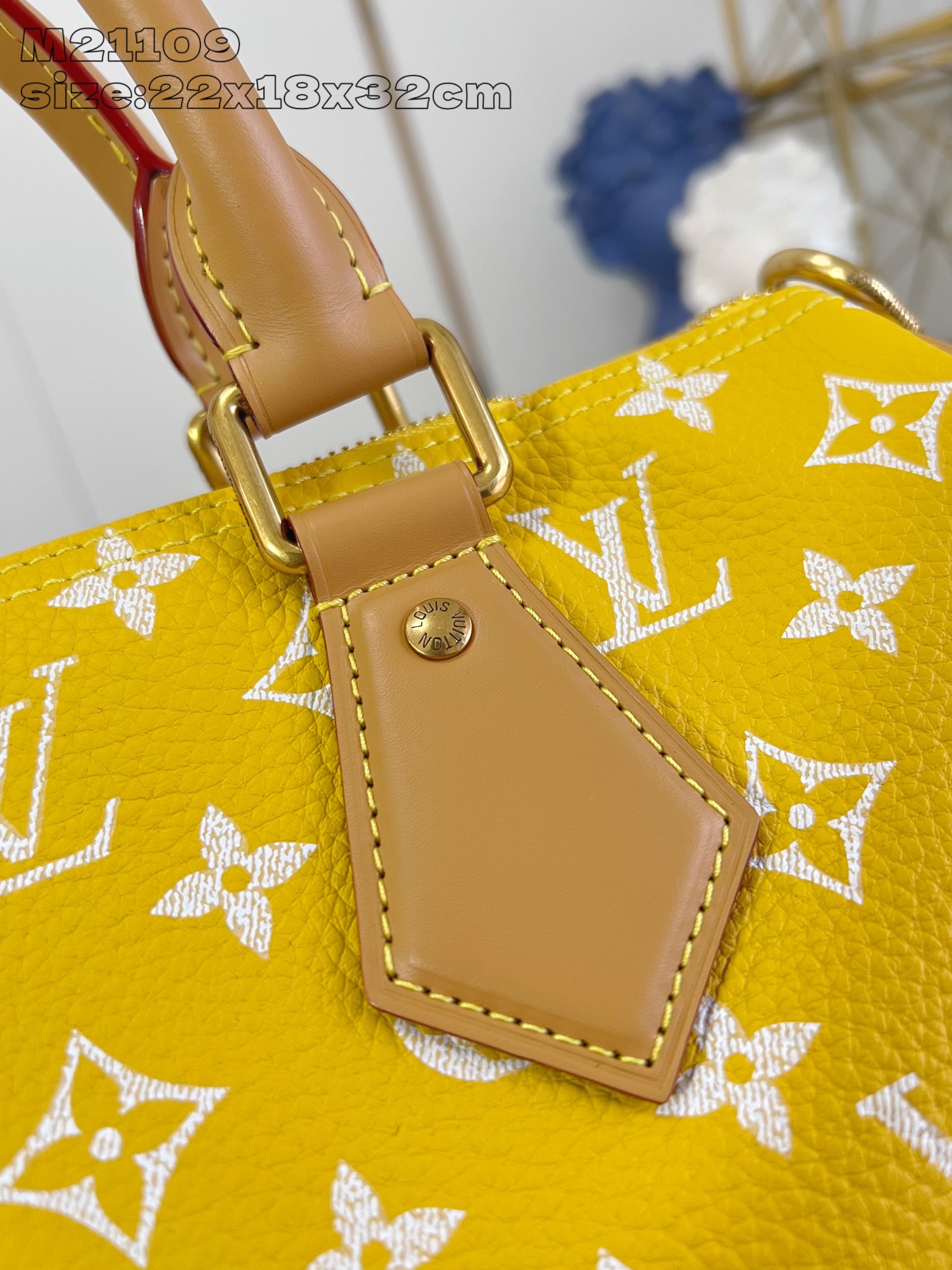 Louis Vuitton Speedy P9 Bandouliere Size 25 Jaune Mat