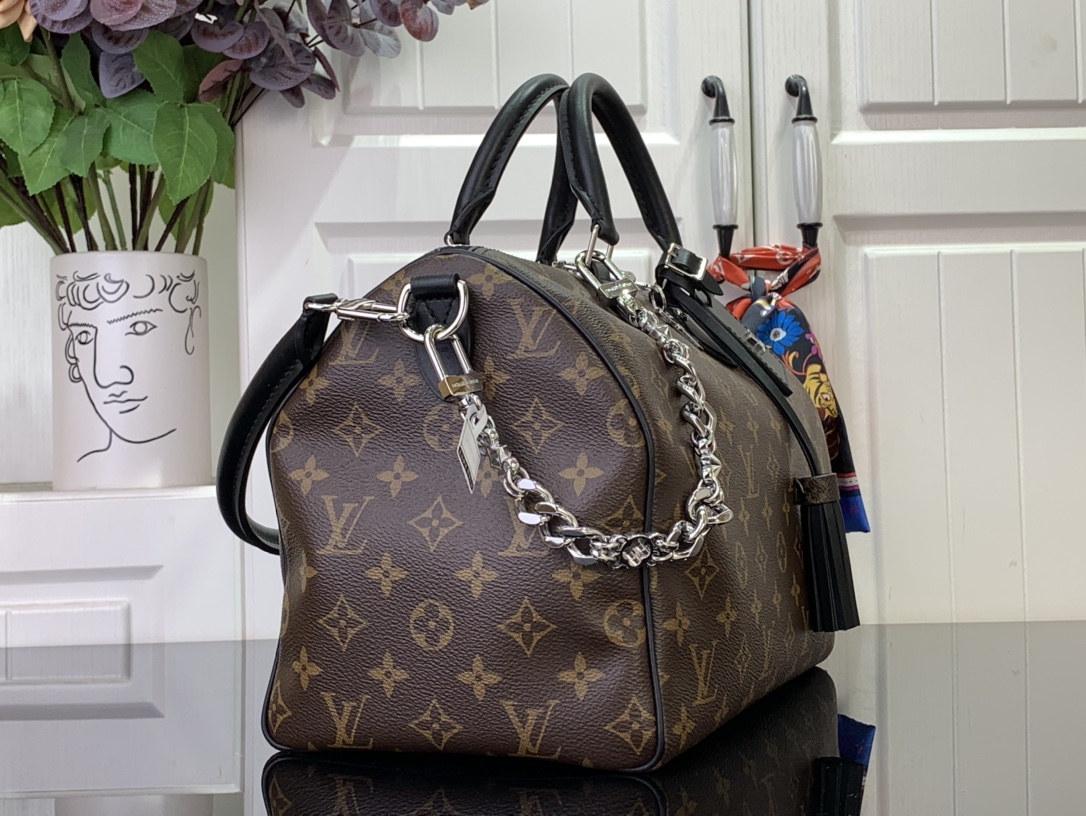 Louis Vuitton Speedy Soft 30 – Màu Monogram Black