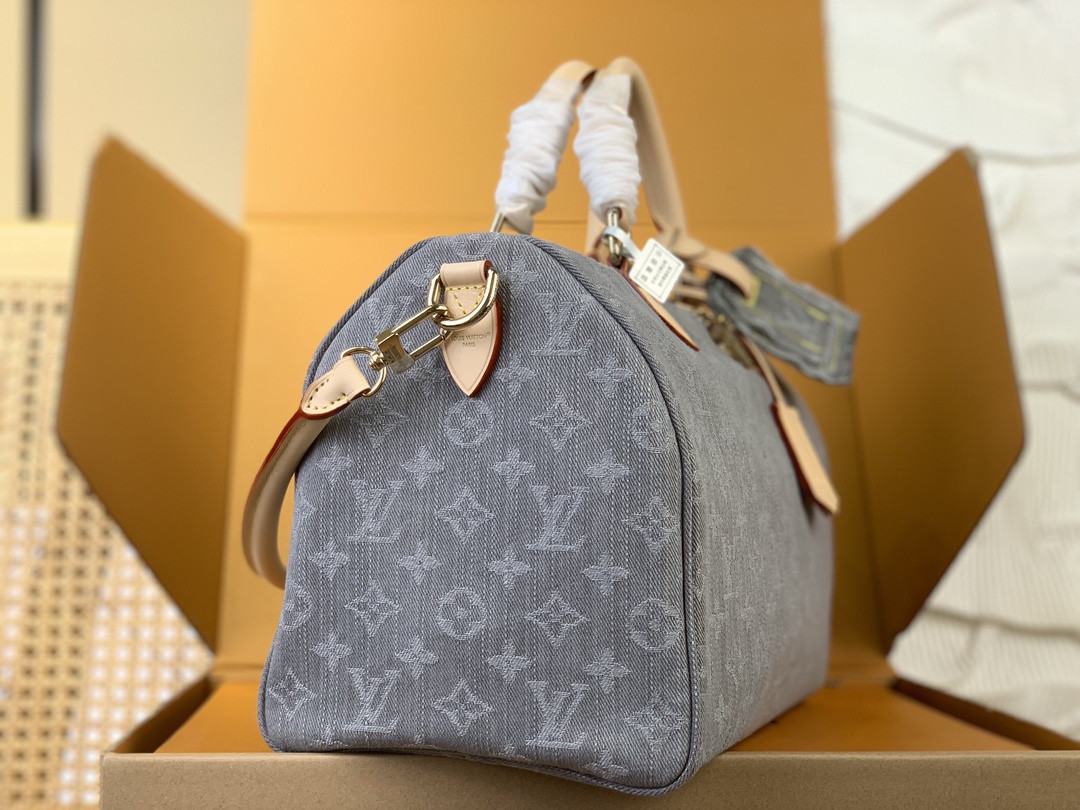 Louis Vuitton Speedy Soft 30 Monogram Denim - Bags and Small Leather Goods - Women's Bags