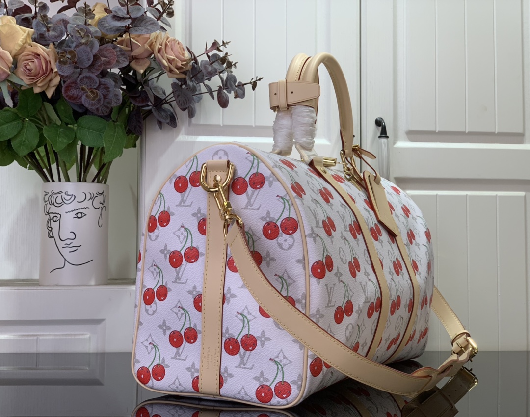 Louis Vuitton Speedy Soft Bag 30 Strawberry Crossbody Bag