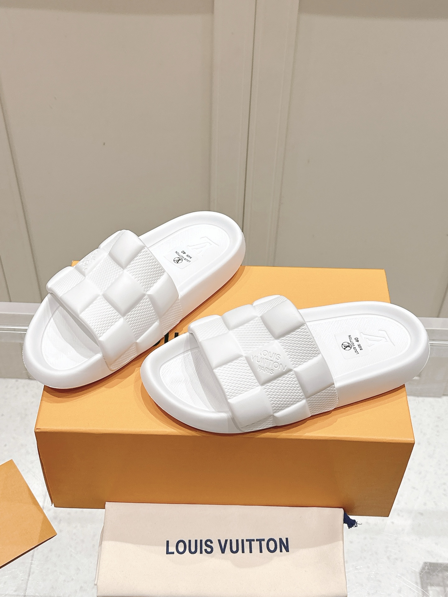 Louis Vuitton Waterfront Mule in white