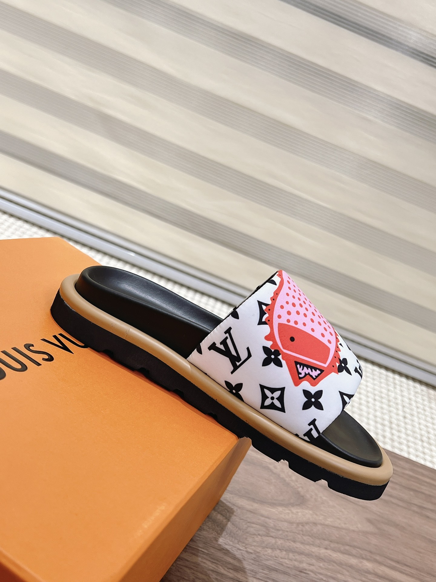 Louis Vuitton Womenâ€™s LV x YK Pool Pillow Flat Comfort Mules â€˜Cacao Brownâ€™