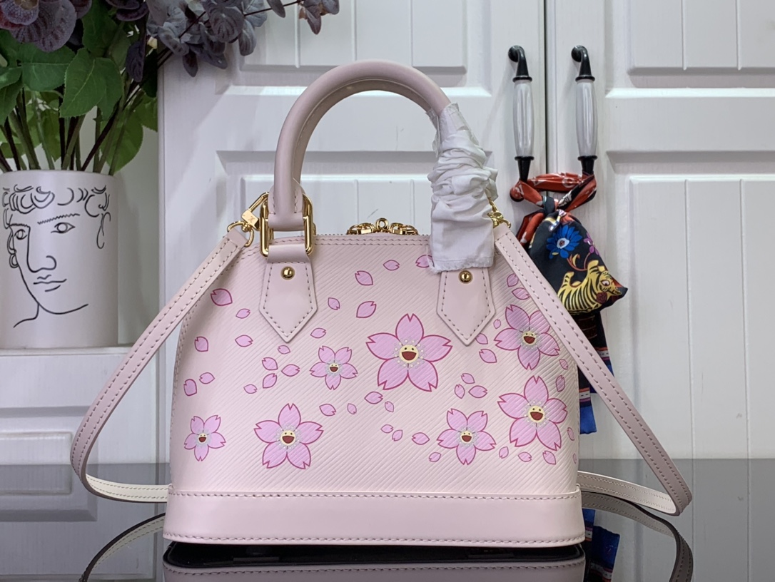 Louis Vuitton x Takashi Murakami Alma BB Cherry Blossom Limited Edition