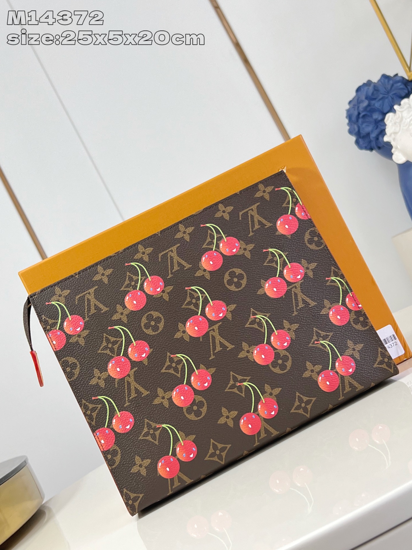 Louis Vuitton x Takashi Murakami Cherry Toiletry Pouch Brown