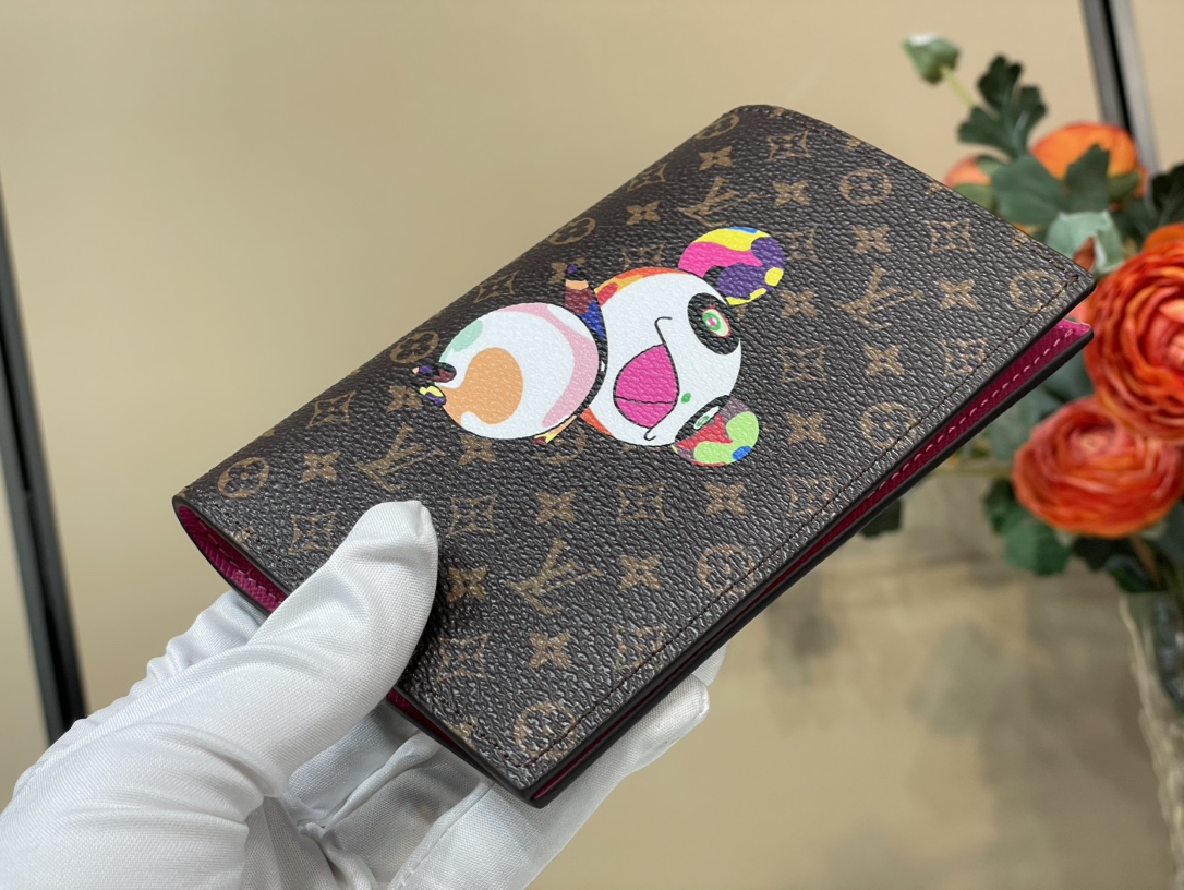 Louis Vuitton x Takashi Murakami Passport Cover