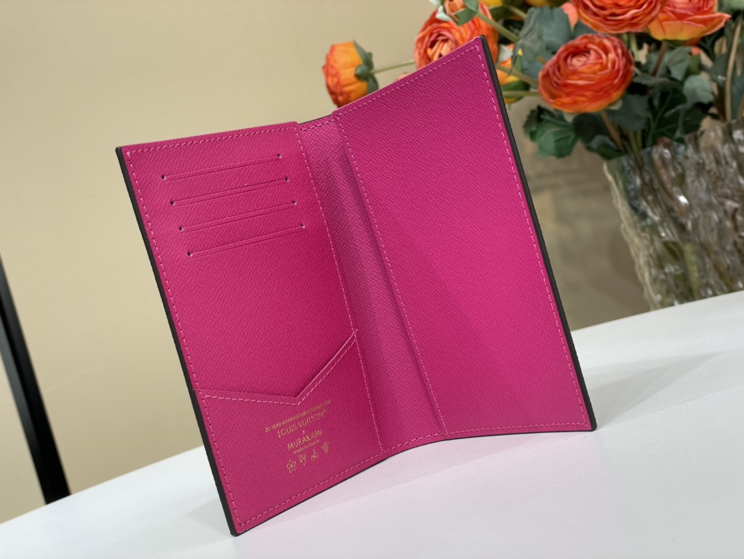 Louis Vuitton x Takashi Murakami Passport Cover