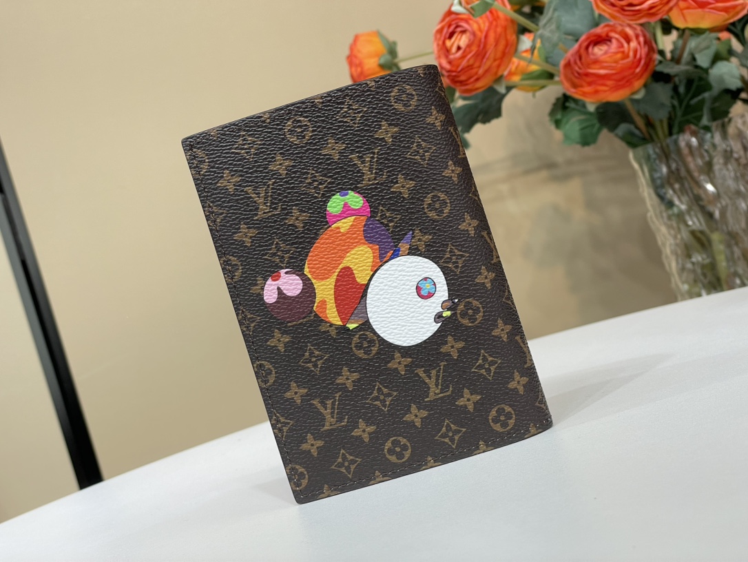 Louis Vuitton x Takashi Murakami Passport Cover