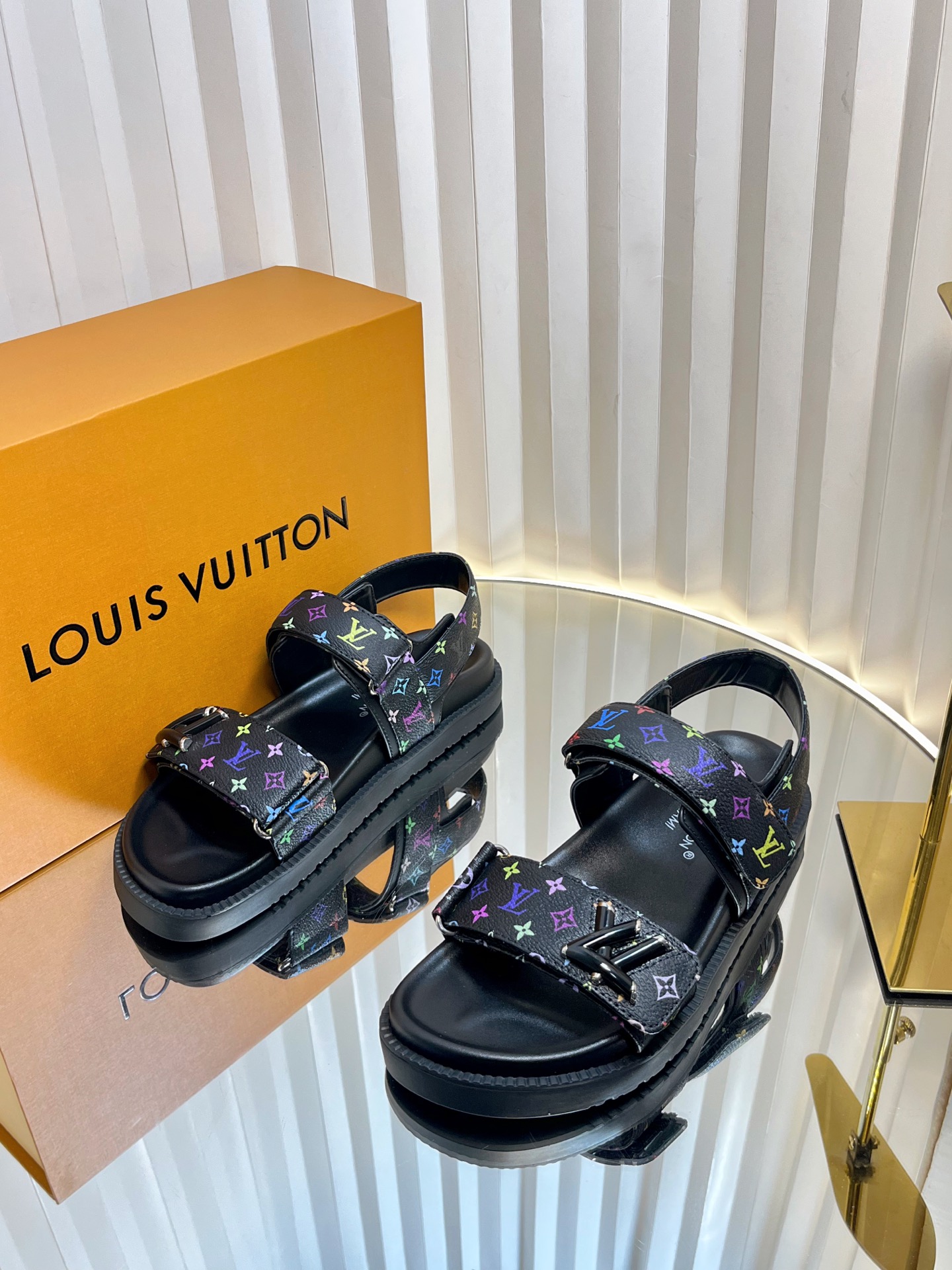 Louis Vuitton x Takashi Murakami Sunset Flat Comfort Sandal