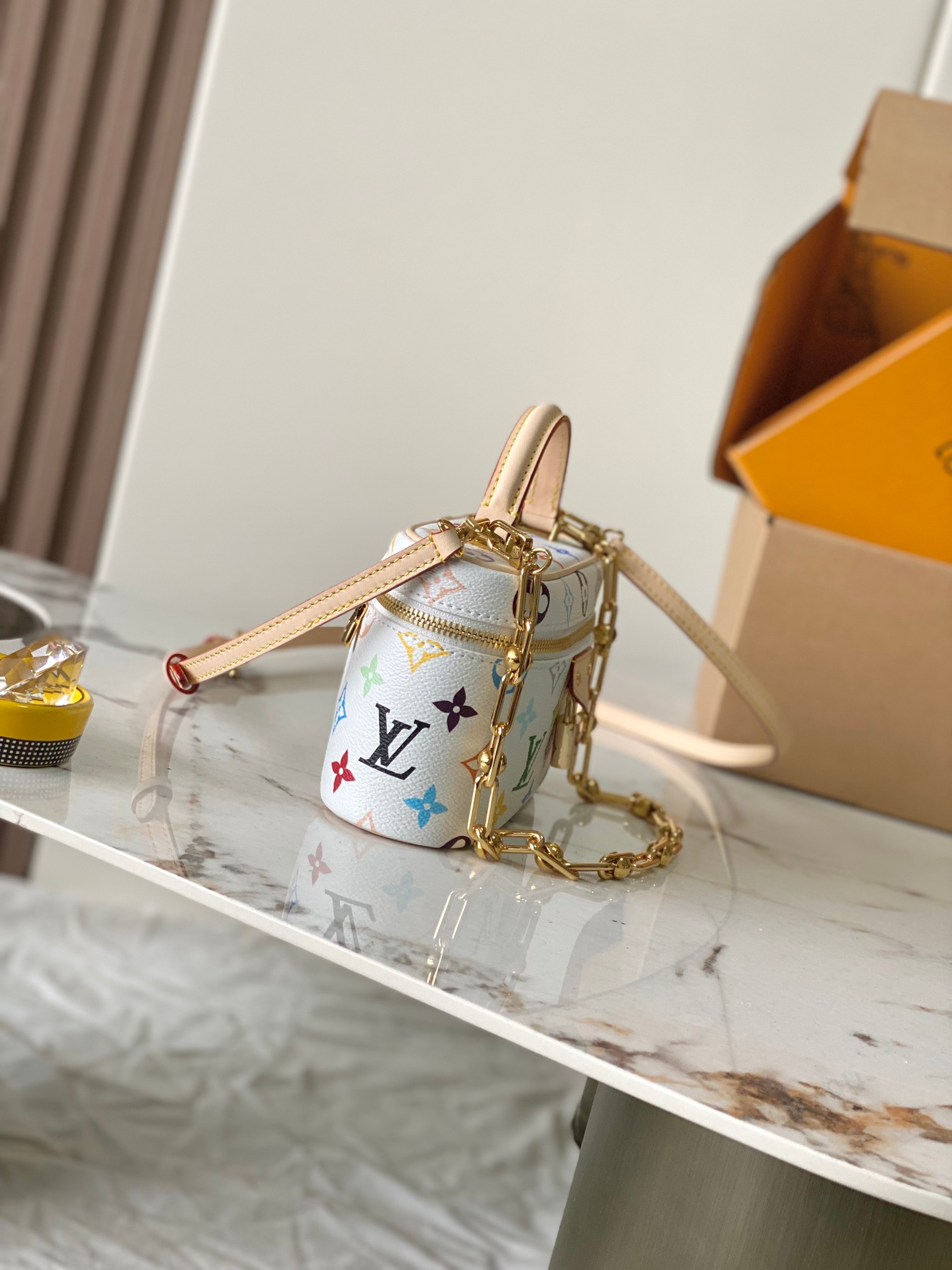 Louis Vuitton x Takashi Murakami Vanity Chain Pouch M13662 NEW 2025