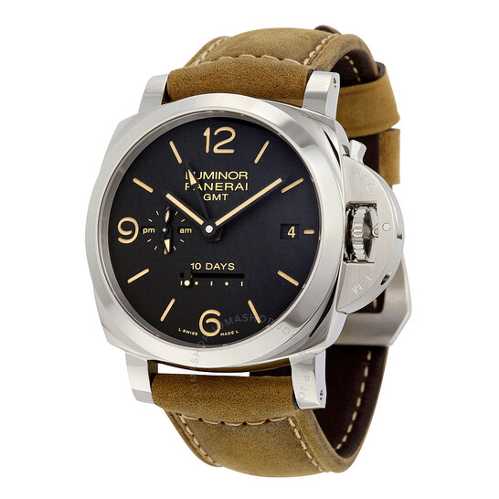 Luminor 1950 10 Days GMT Automatic Black Dial Men's Watch