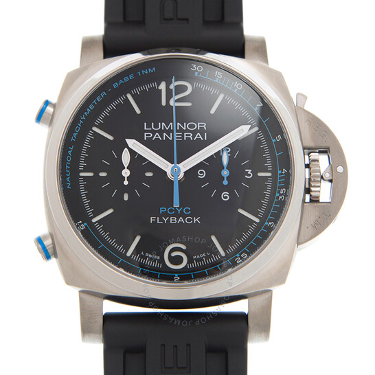 Luminor 1950 PCYC Flyback Chronograph Automatic Black Dial Men's Watch
