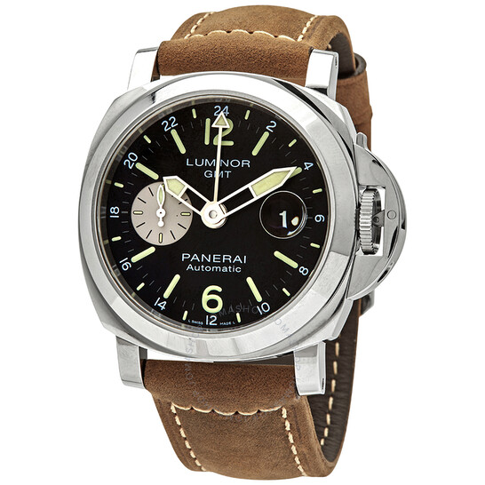 Luminor 44 GMT Automatic Chronometer Black Dial Men's Watch