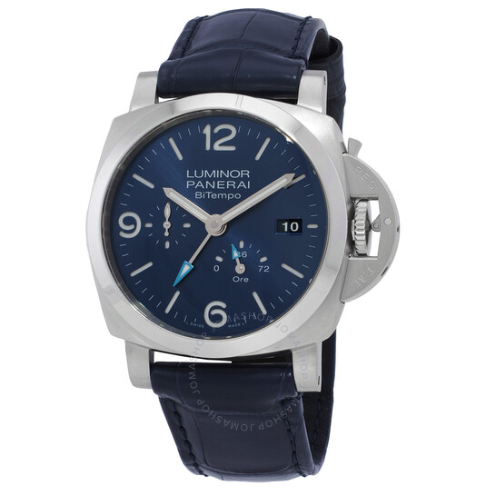Luminor BiTempo Automatic Blue Dial Men's Watch
