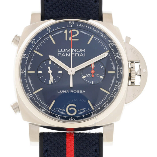 Luminor Chrono Luna Rossa Chronograph Automatic Blue Dial Men's Watch