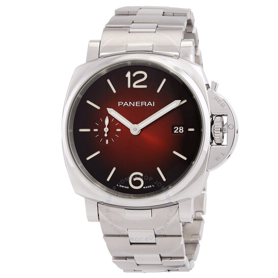 Luminor Due 42mm Burgundy Automatic Watch