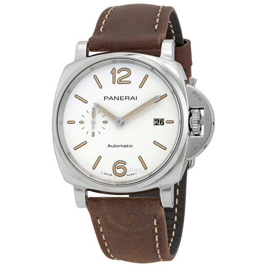 Luminor Due Automatic Silver Dial Men's Watch