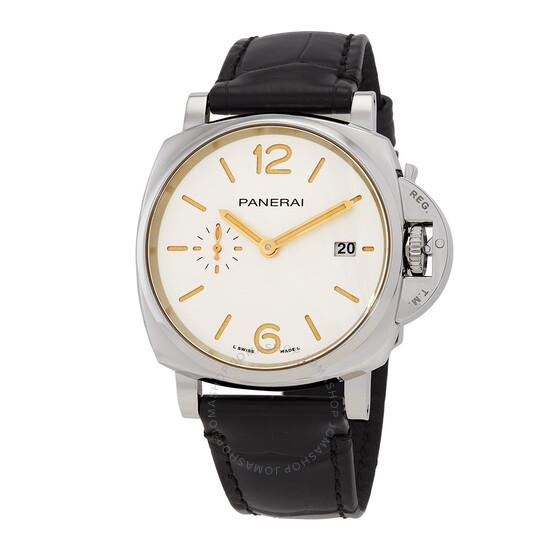 Luminor Due Automatic White Dial Men's Watch