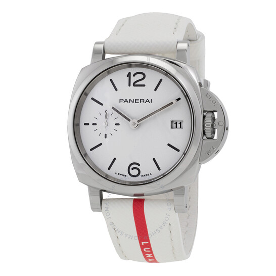 Luminor Due Luna Rossa Automatic White Dial Watch