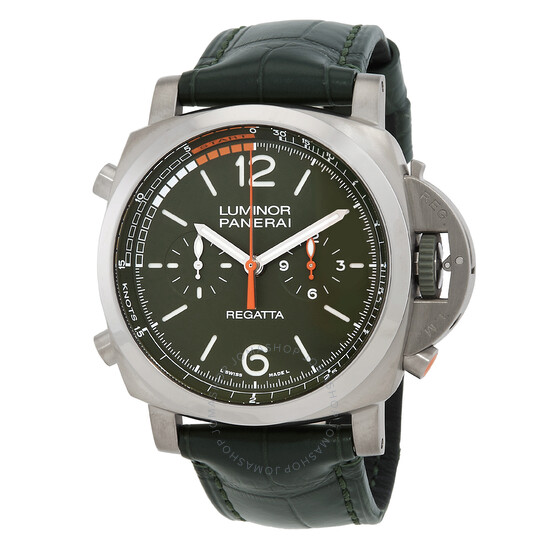 Luminor Regatta Chronograph Automatic Green Dial Men's Watch