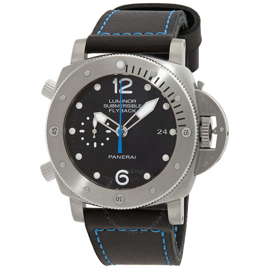 Luminor Submersible 1950 Chronograph Automatic Black Dial Men's Watch