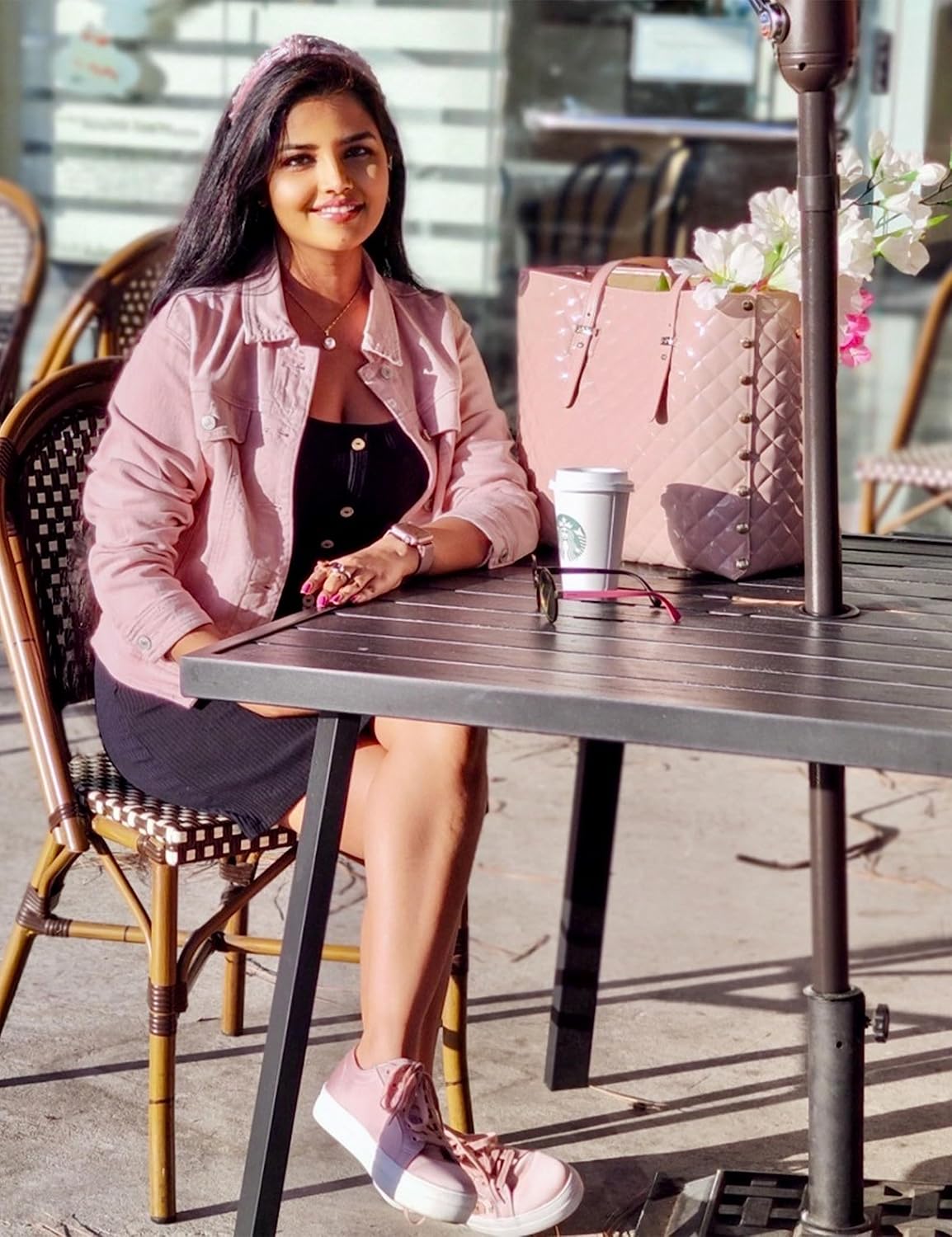 luvamia Women’s Basic Button Down Stretch Fitted Long Sleeves Denim Jean Jacket