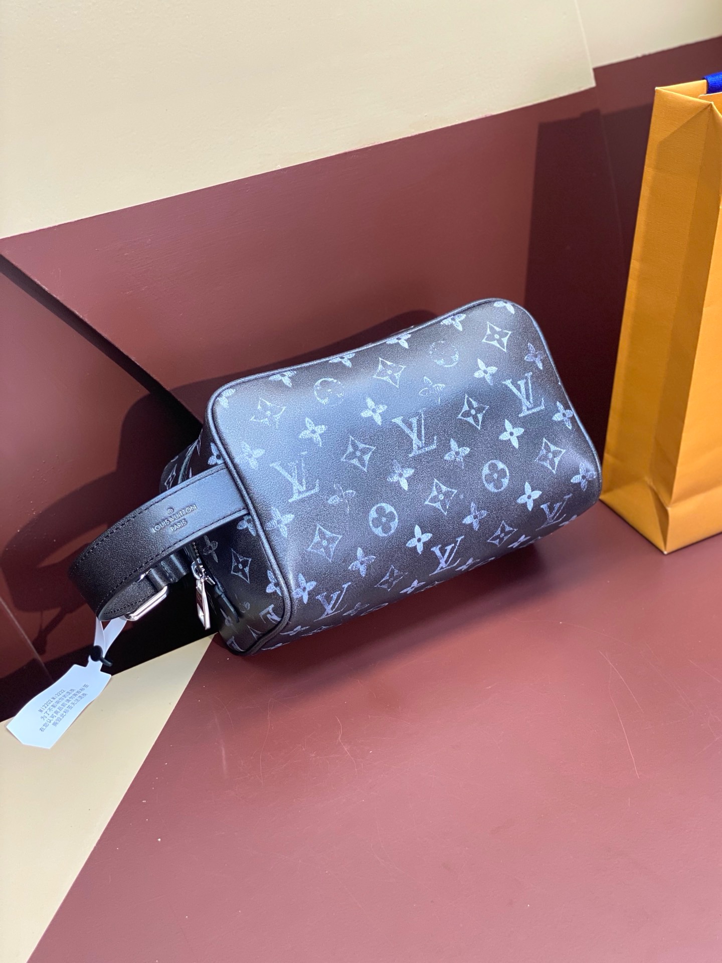 LV Monogram Eclipse clutch bag