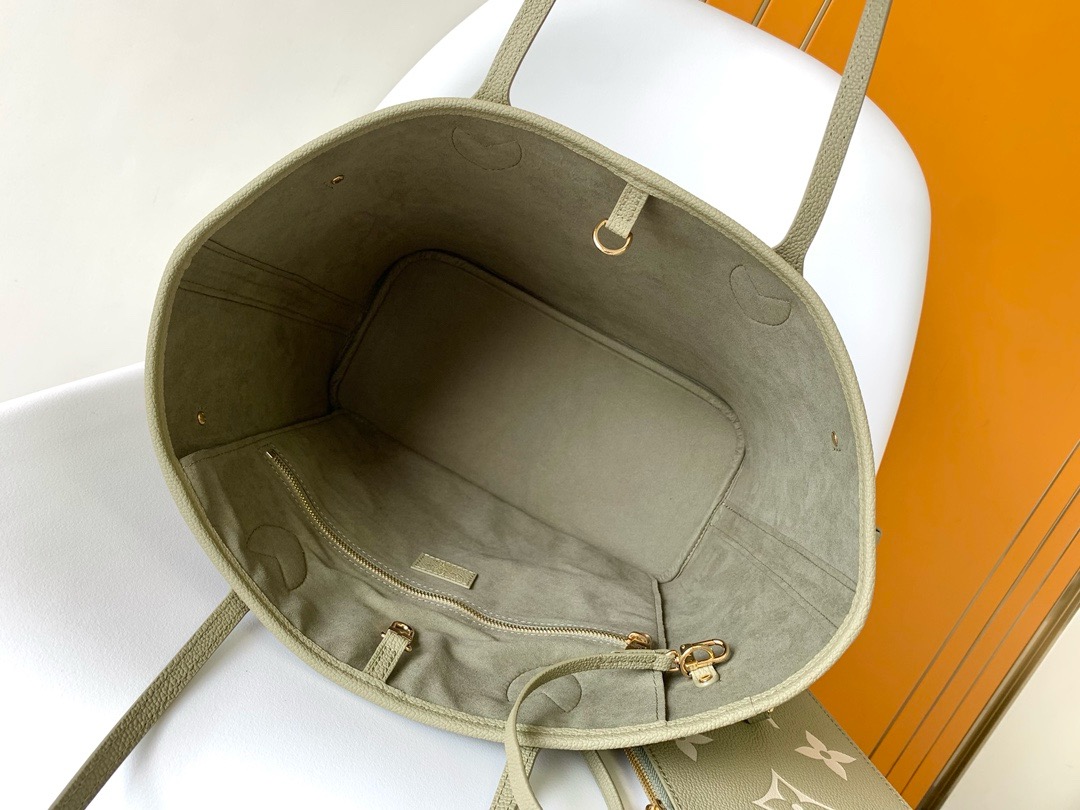 Lv Neverfull MM Monogram Khaki Green Bag M46649 - Nice Bag™