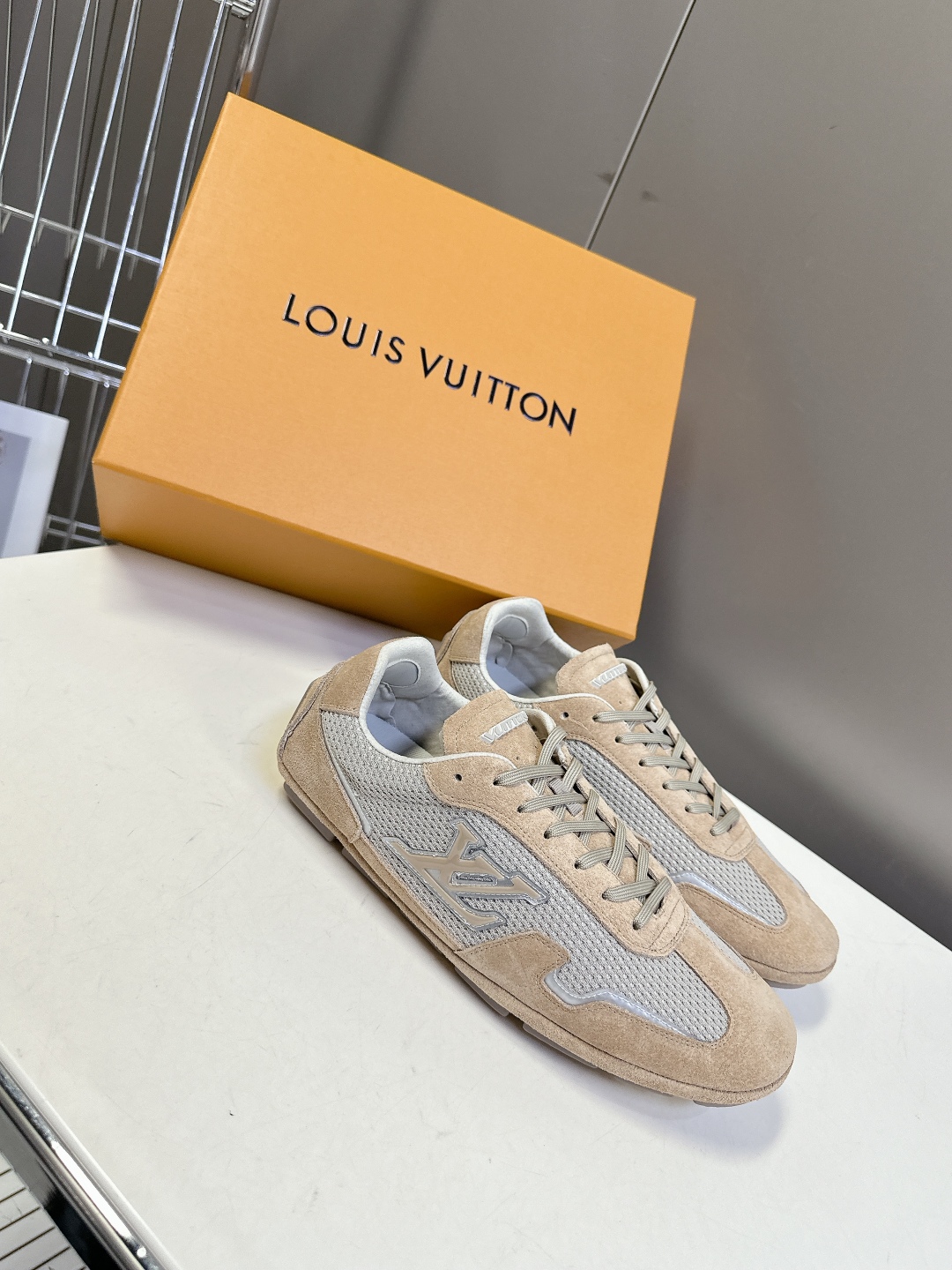 LV  Rally Sneaker Colors Beige Louis Vuitton