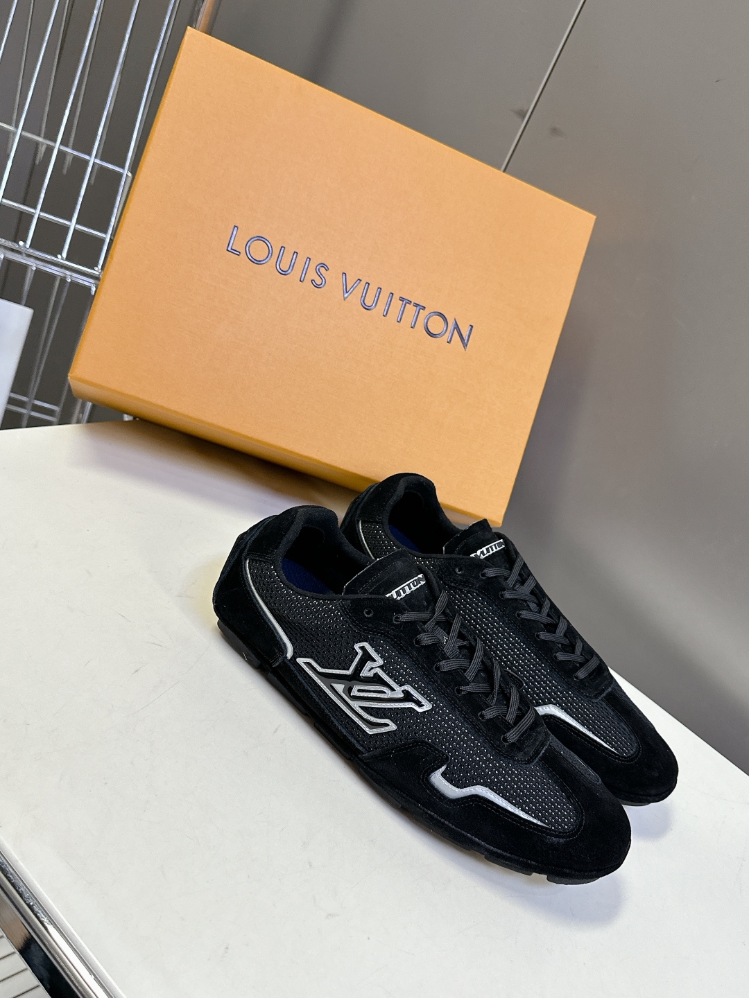 LV  Rally Sneaker  Colors Black  Louis Vuitton
