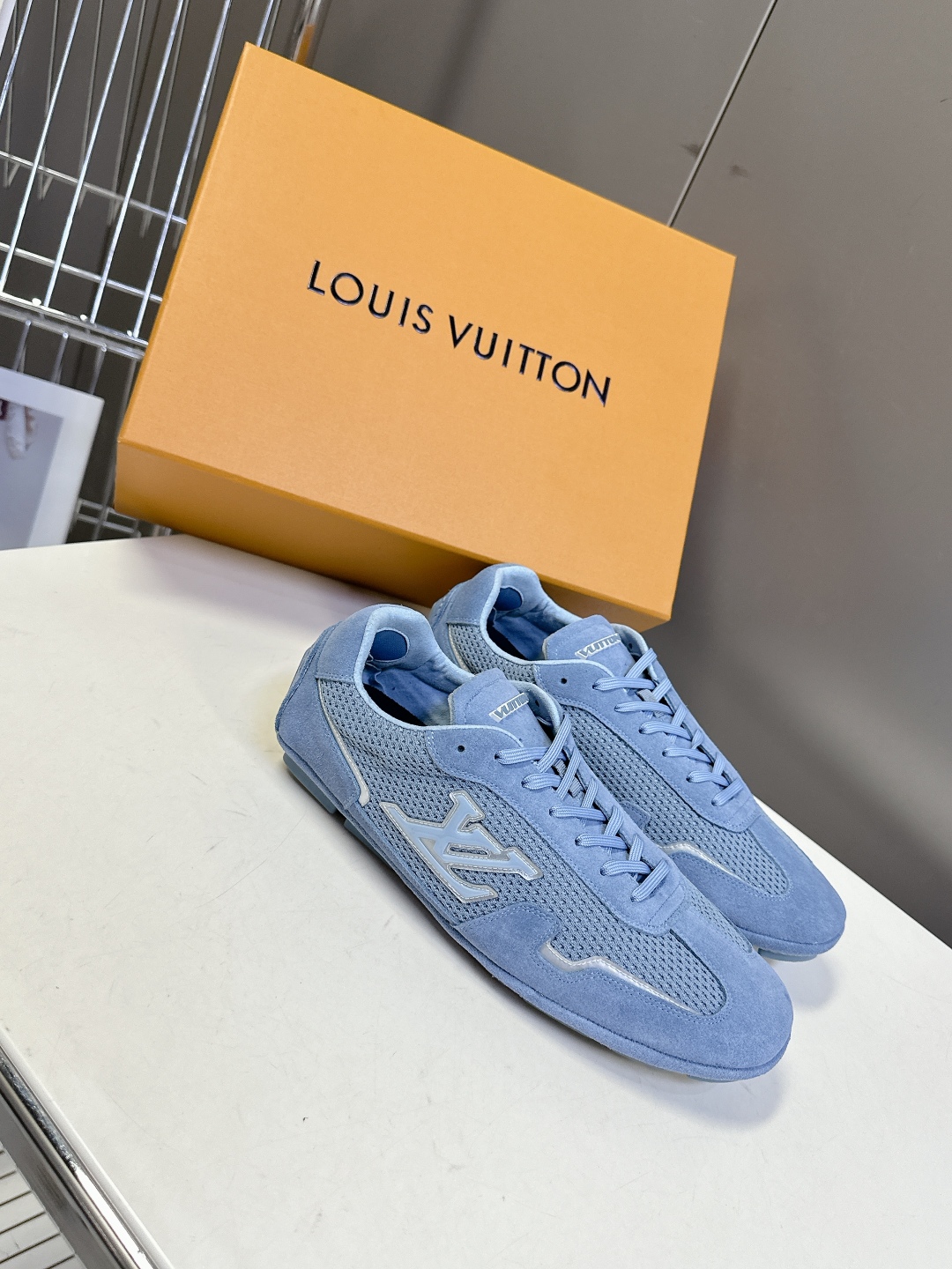 LV  Rally Sneaker Colors Blue Louis Vuitton