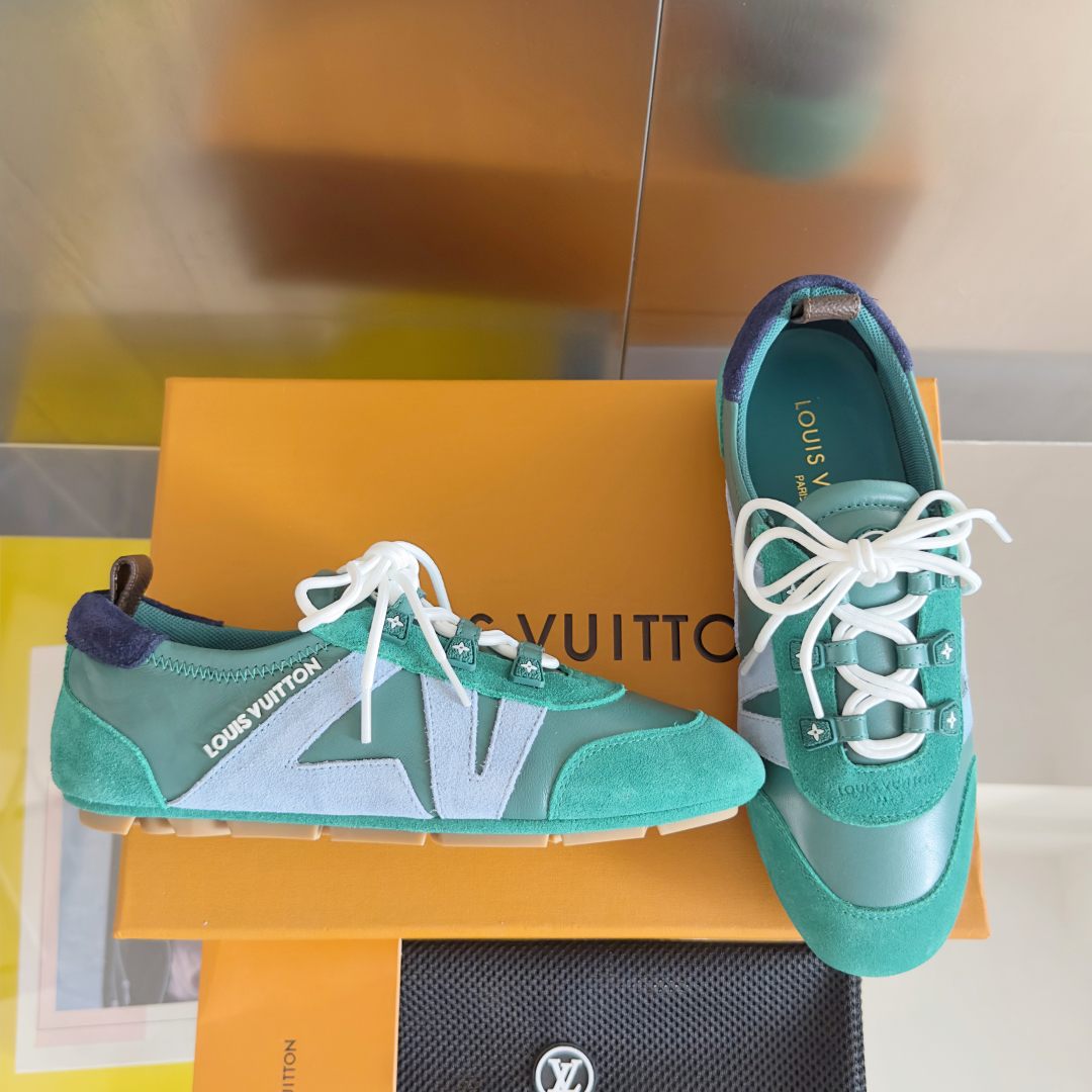 LV Sneakerina  Colors Green Louis Vuitton