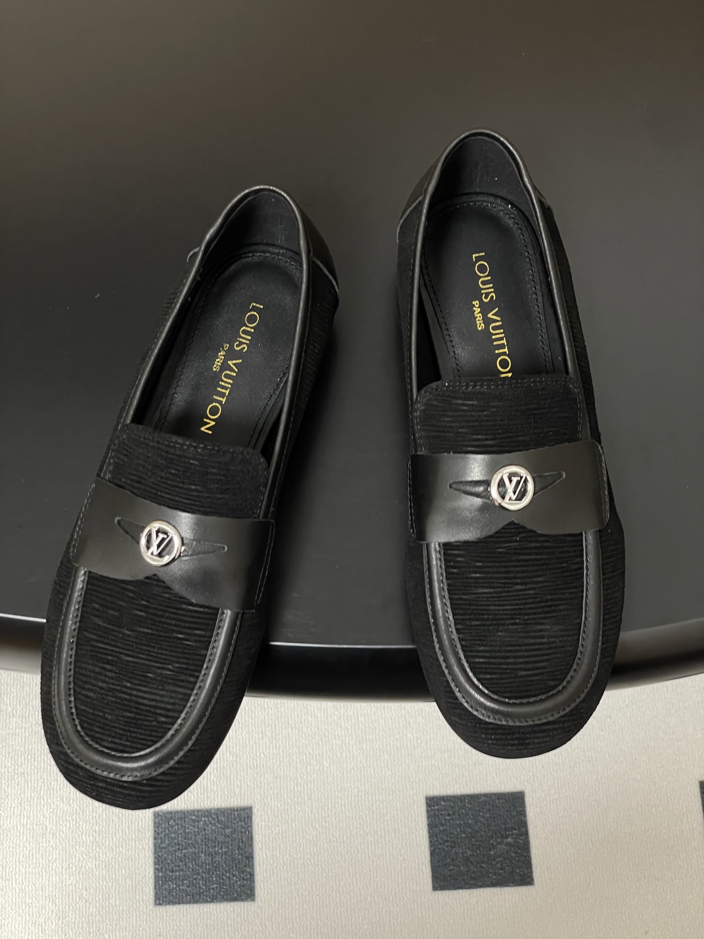 LV Soho Flat Loafer  Colors Black Louis Vuitton