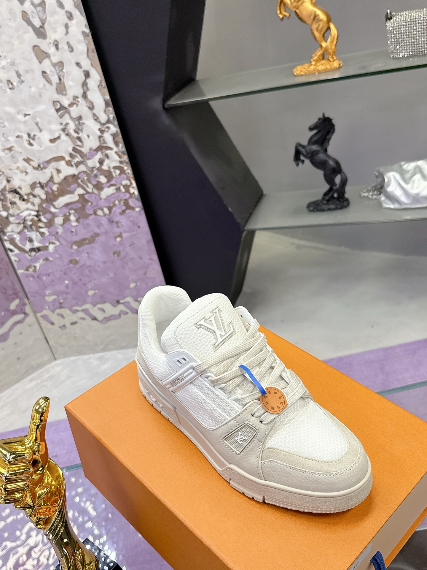 LV Trainer Sneaker  Colors Beige Louis Vuitton