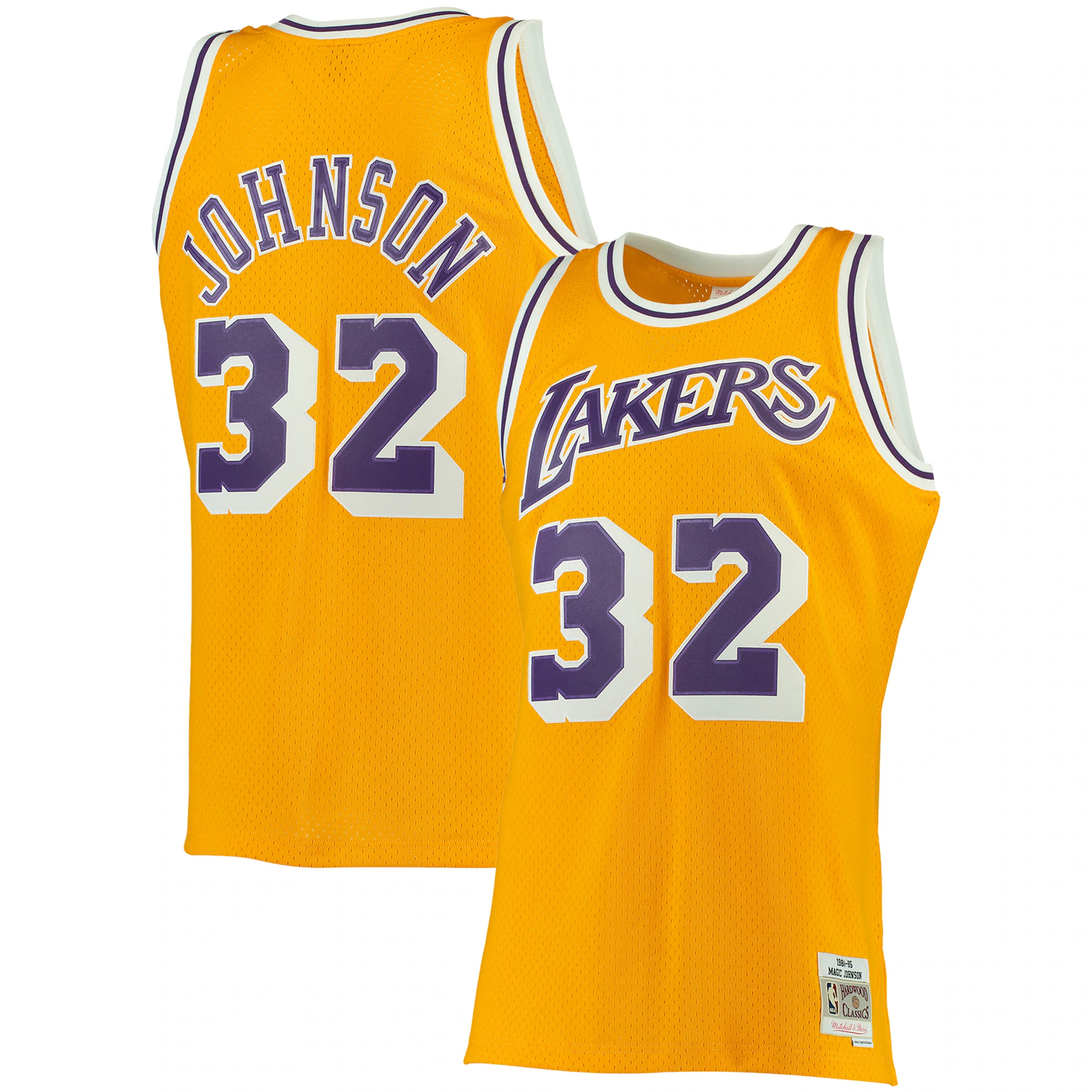 Mitchell & Ness Magic Johnson Lakers Gold Jersey - Ultimate #32 Fan Gear