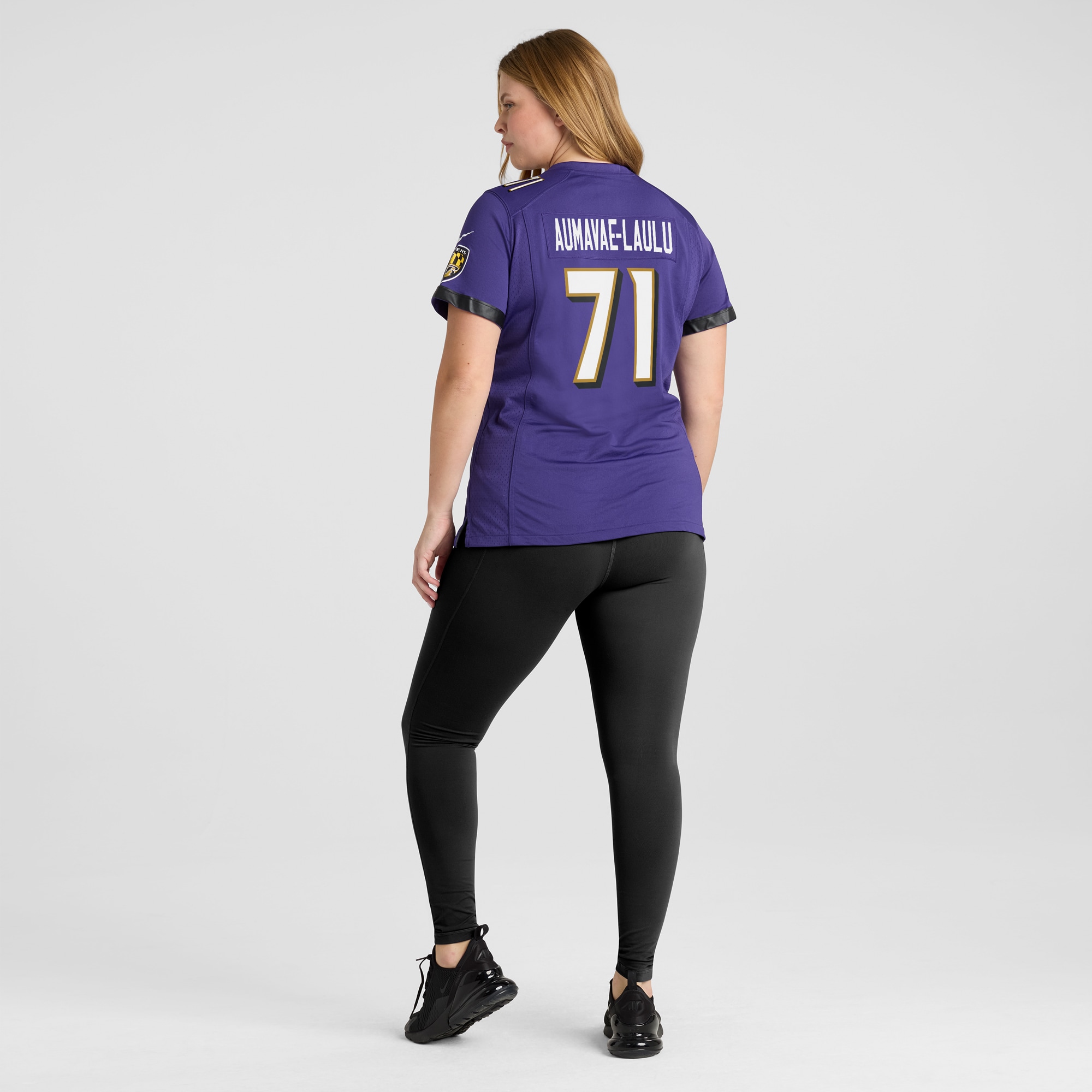 Malaesala Aumavae-Laulu Baltimore Ravens Nike Women's  Game Jersey -  Purple