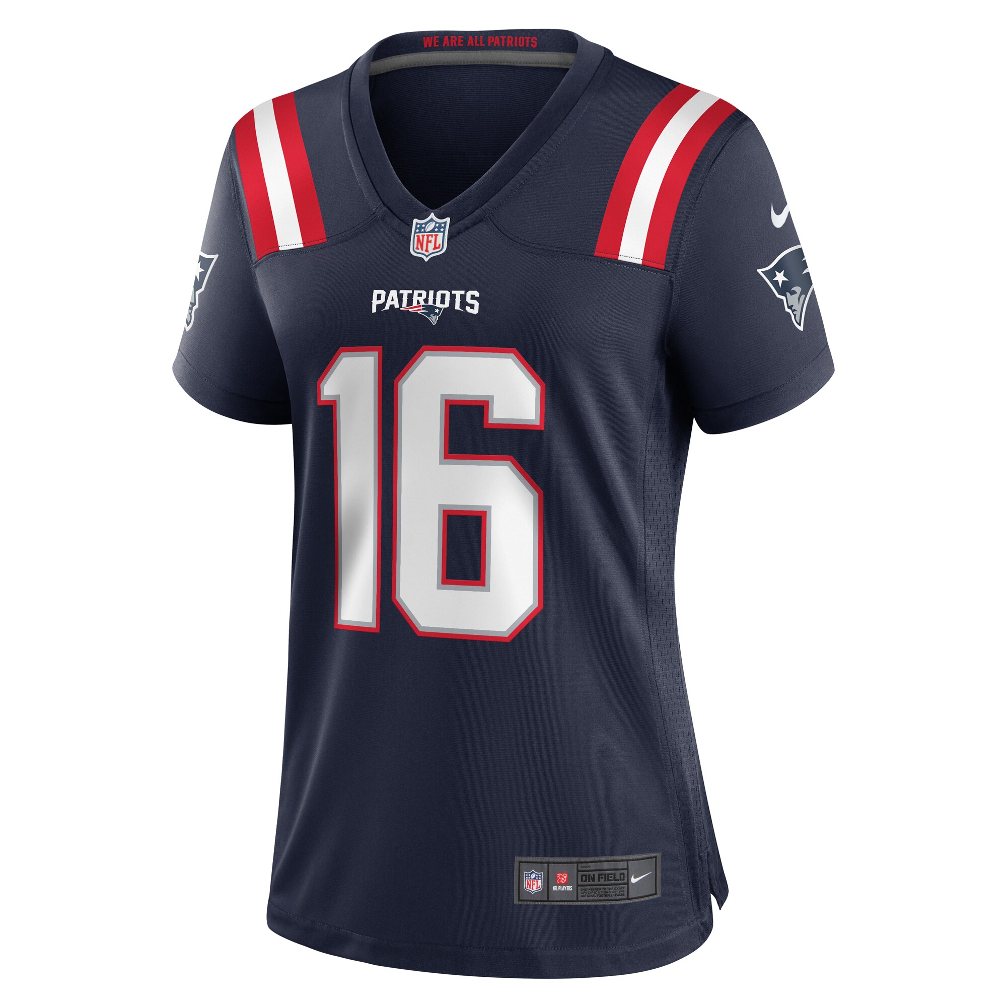 Malik Cunningham New England Patriots Nike Women's Team Game Jersey -  Navy