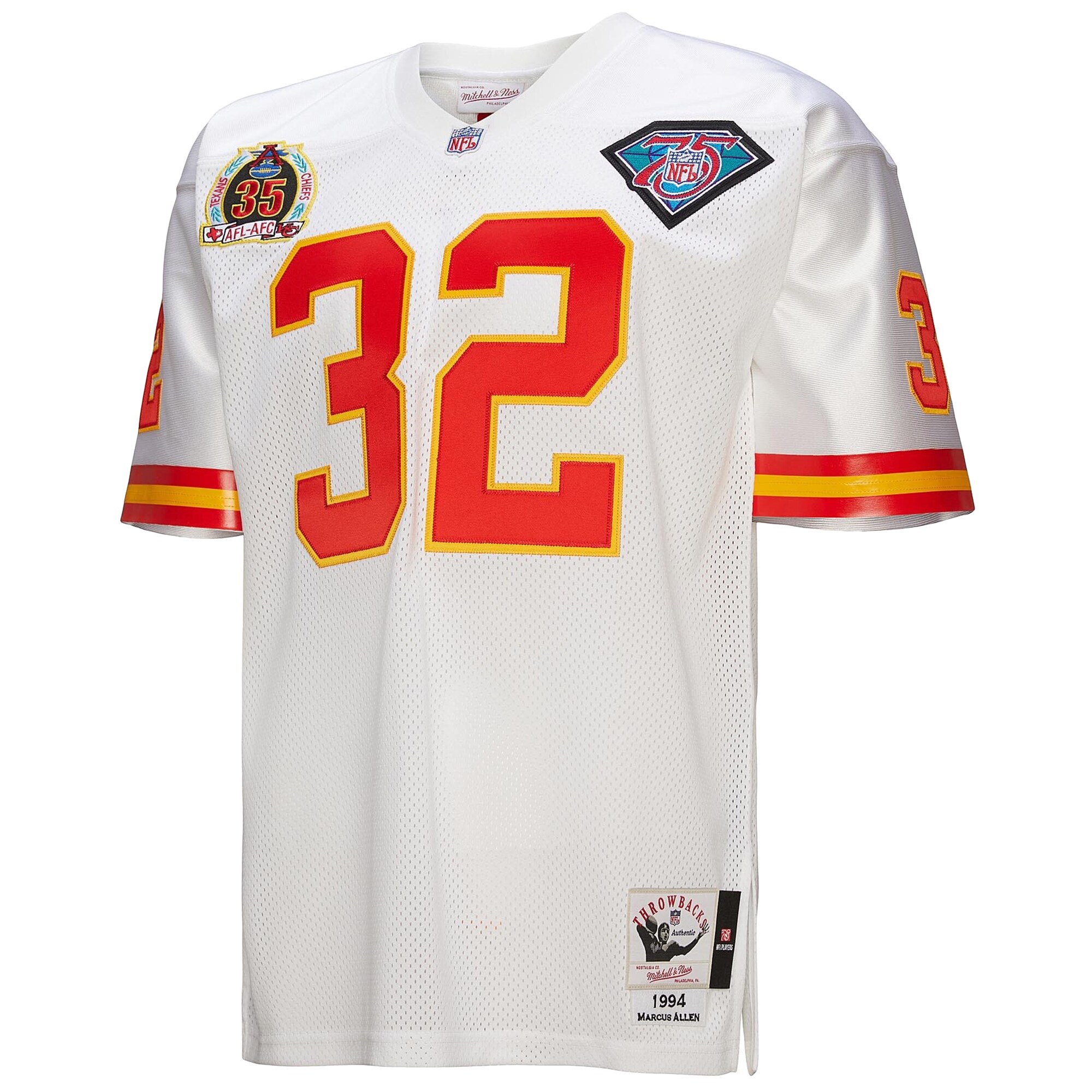 Marcus Allen Kansas City Chiefs 1994 Mitchell & Ness Authentic Throwback Retired Player Jersey - White