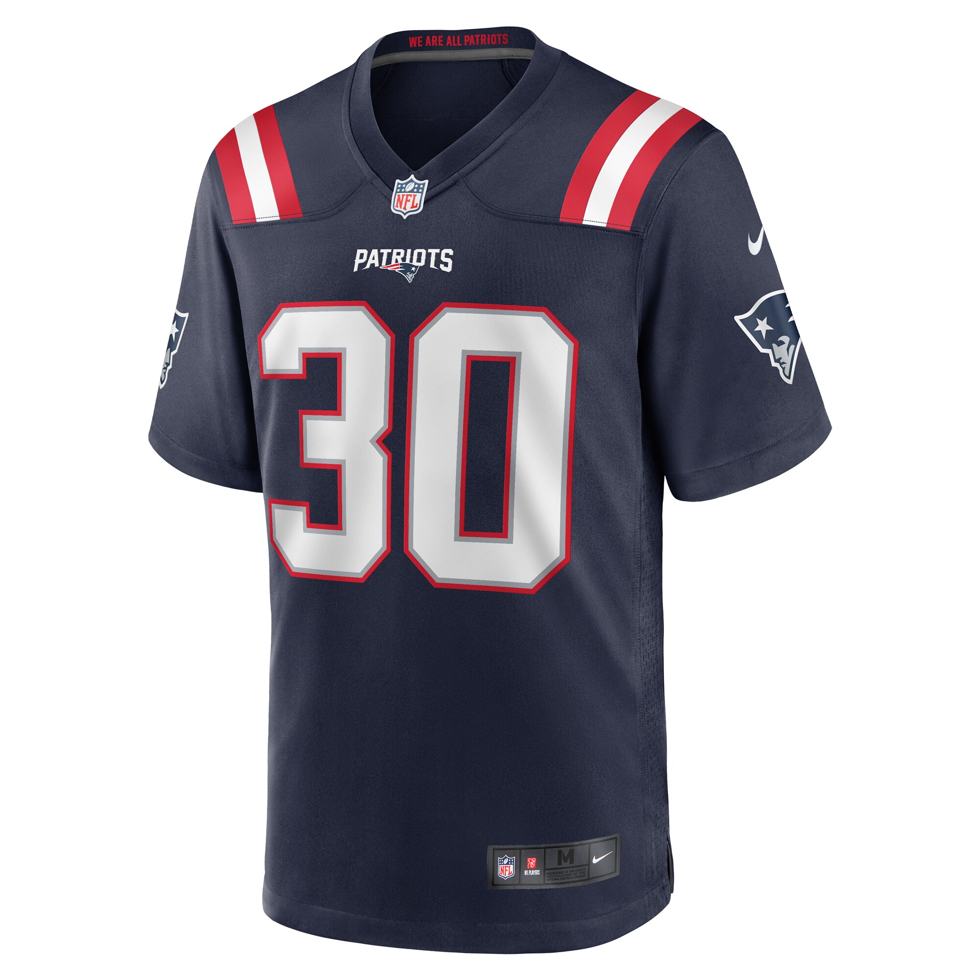 Marte Mapu New England Patriots Nike Team Game Jersey -  Navy