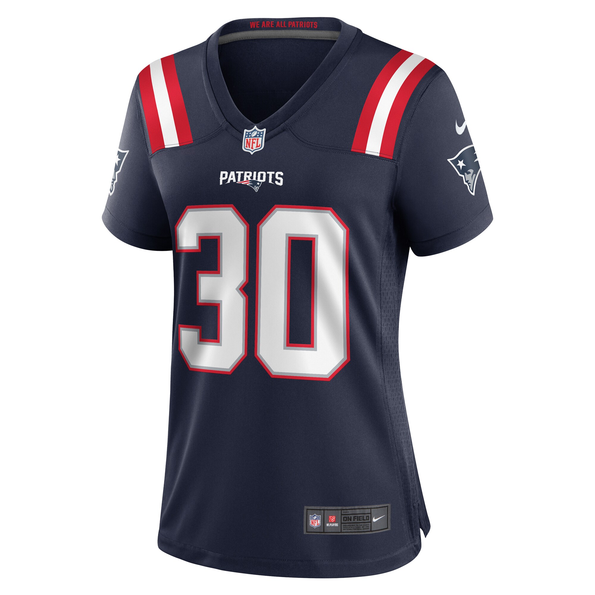 Marte Mapu New England Patriots Nike Women's Team Game Jersey -  Navy