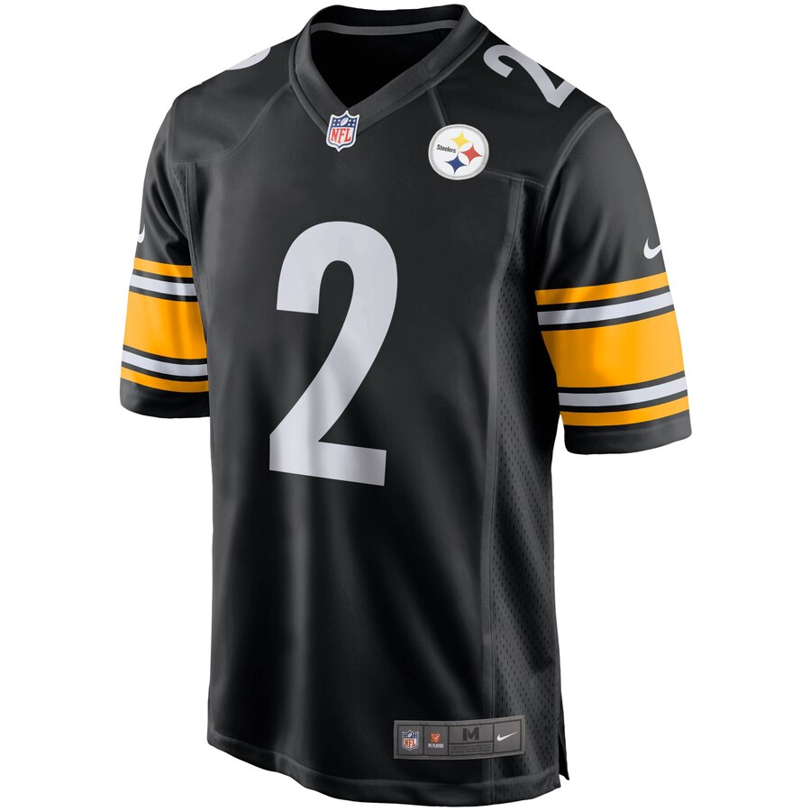 Mason Rudolph Pittsburgh Steelers Nike Game Jersey - Black