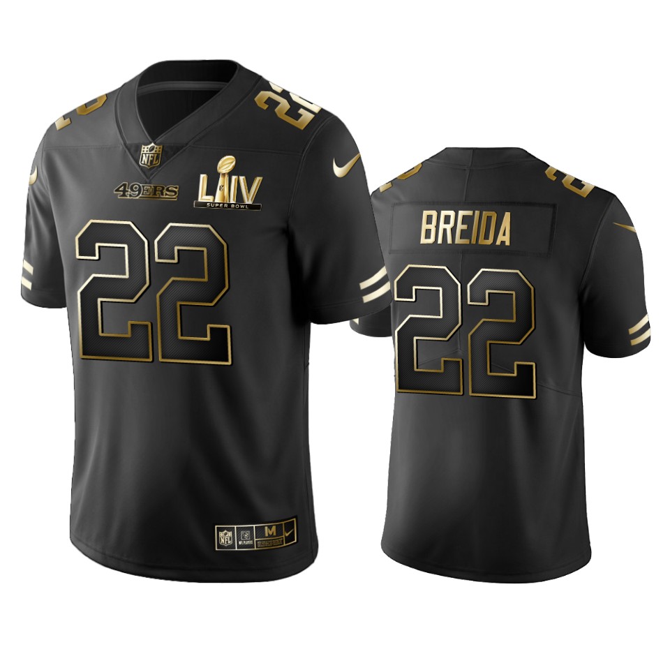 Matt Breida  Black Super Bowl LIV Golden Edition Jersey