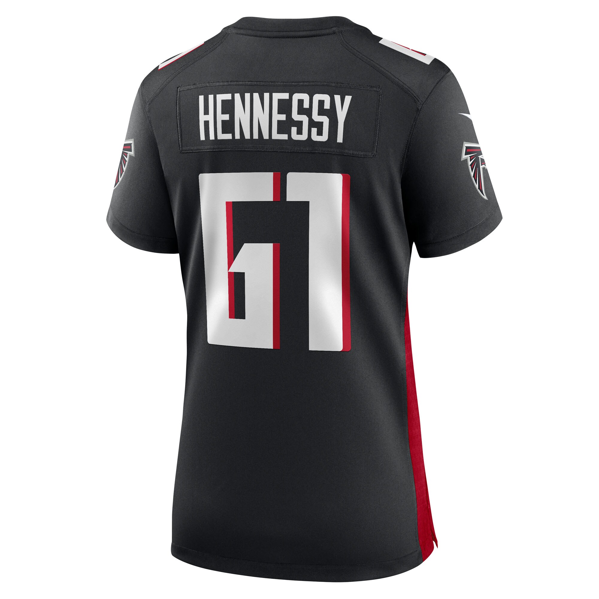 Matt Hennessy Atlanta Falcons Nike Women's Team Game Jersey -  Black