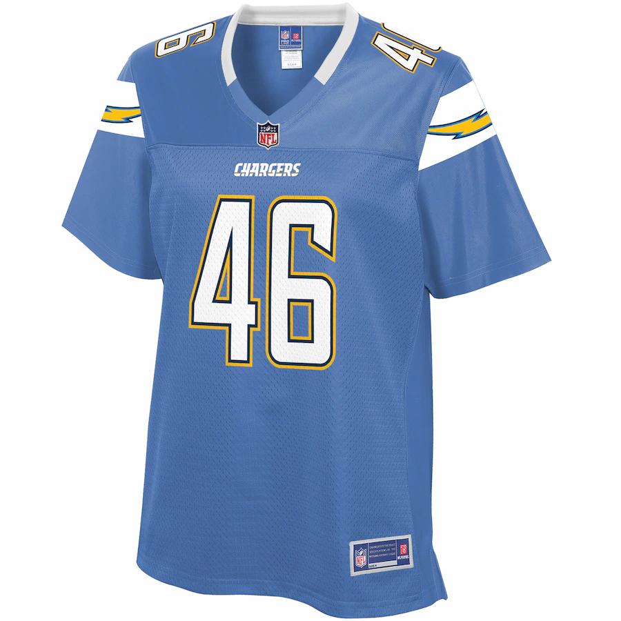 Matt Sokol Los Angeles Chargers NFL Pro Line Women's Alternate Team Player Jersey - Powder Blue
